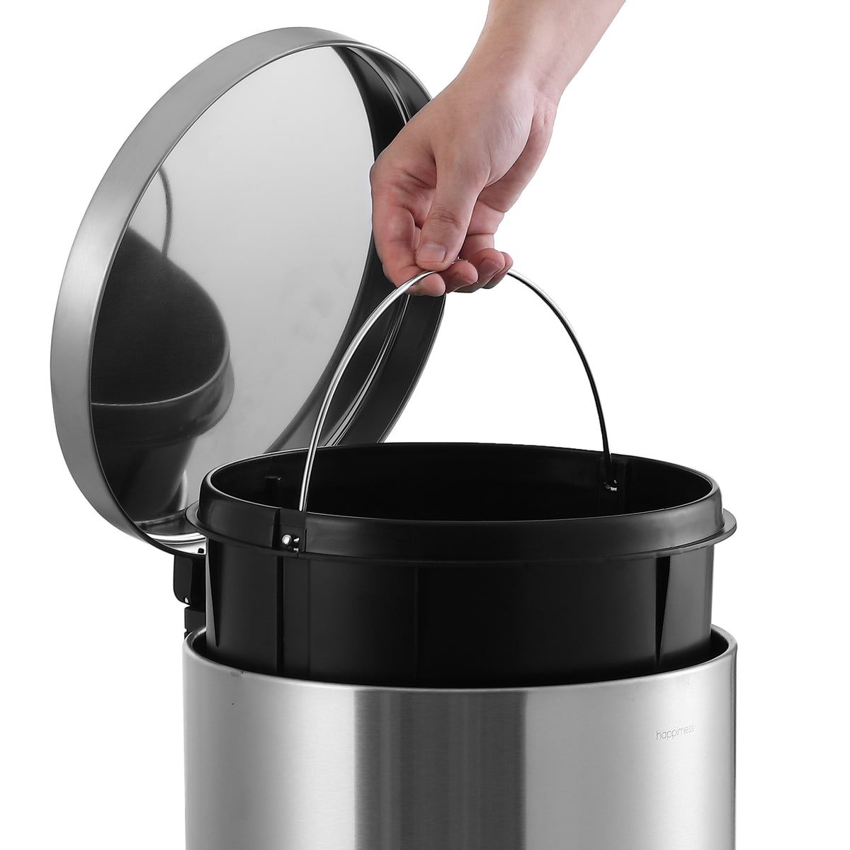 Leo 8-Gallon Step-Open Trash Can with FREE Mini Trash Can