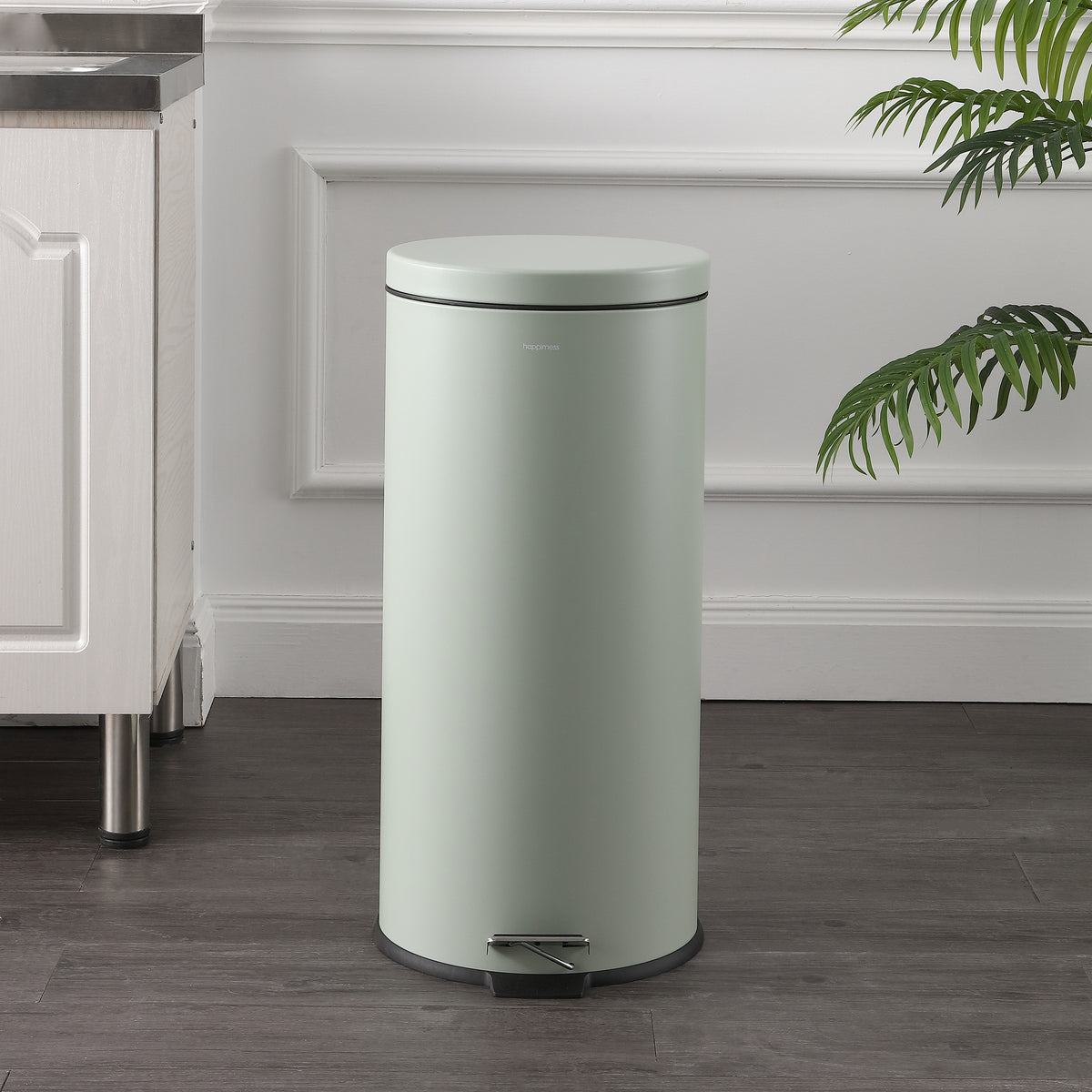 Leo 8-Gallon Step-Open Trash Can with FREE Mini Trash Can