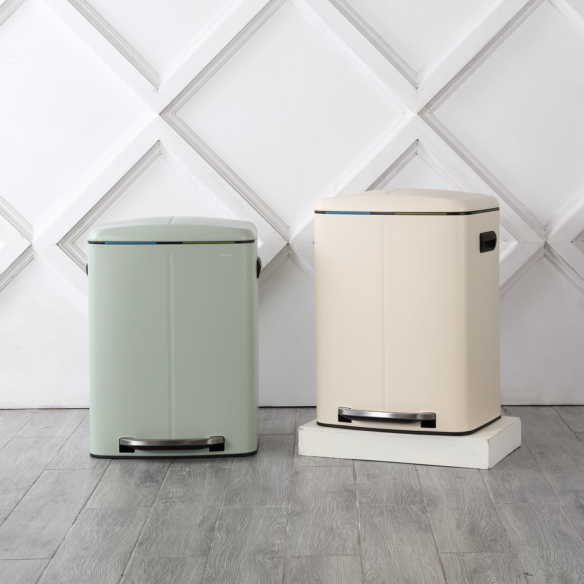 Marco 40 Liter/10.5 Gallon Double-Bucket Trash Can
