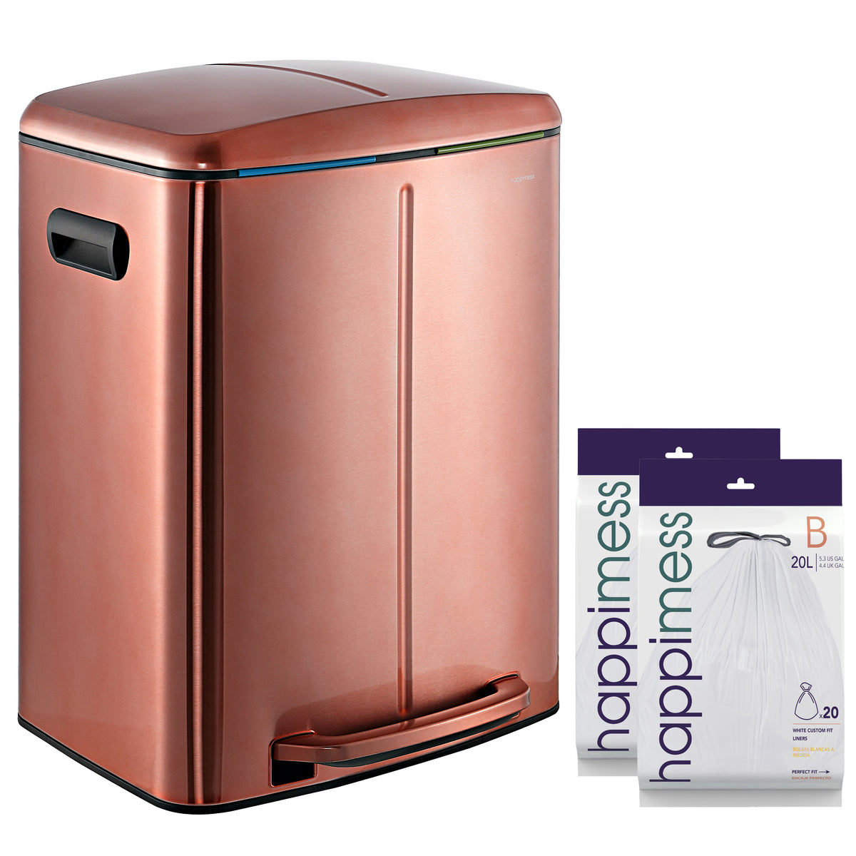 Marco 40 Liter/10.5 Gallon Double-Bucket Trash Can