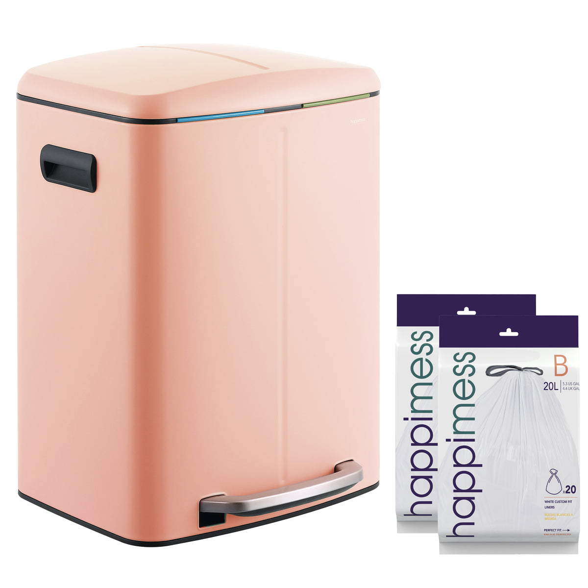 Marco 40 Liter/10.5 Gallon Double-Bucket Trash Can