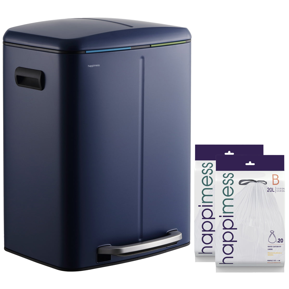 Marco 40 Liter/10.5 Gallon Double-Bucket Trash Can