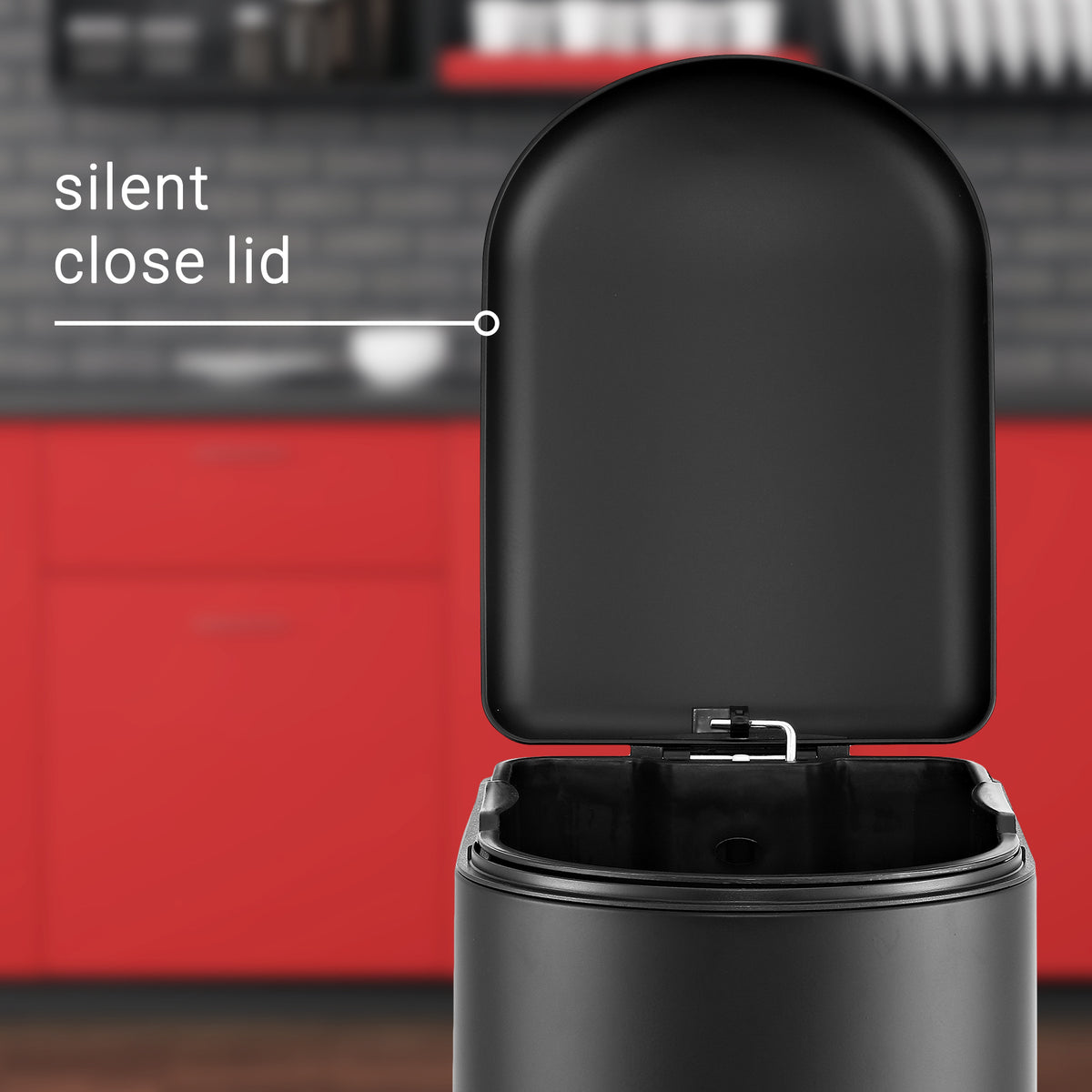 Rassol Mini 2.6-Gallon Step-Open Trash Can