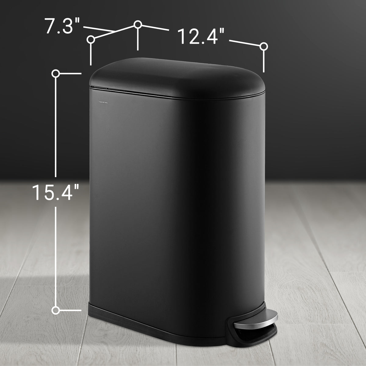 Rassol Mini 2.6-Gallon Step-Open Trash Can