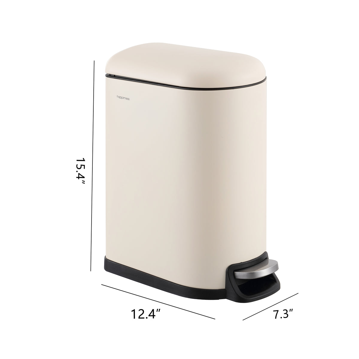 Rassol Mini 2.6-Gallon Step-Open Trash Can