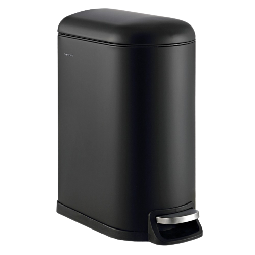 Slyd 10.6-Gallon Step-Open Trash Can