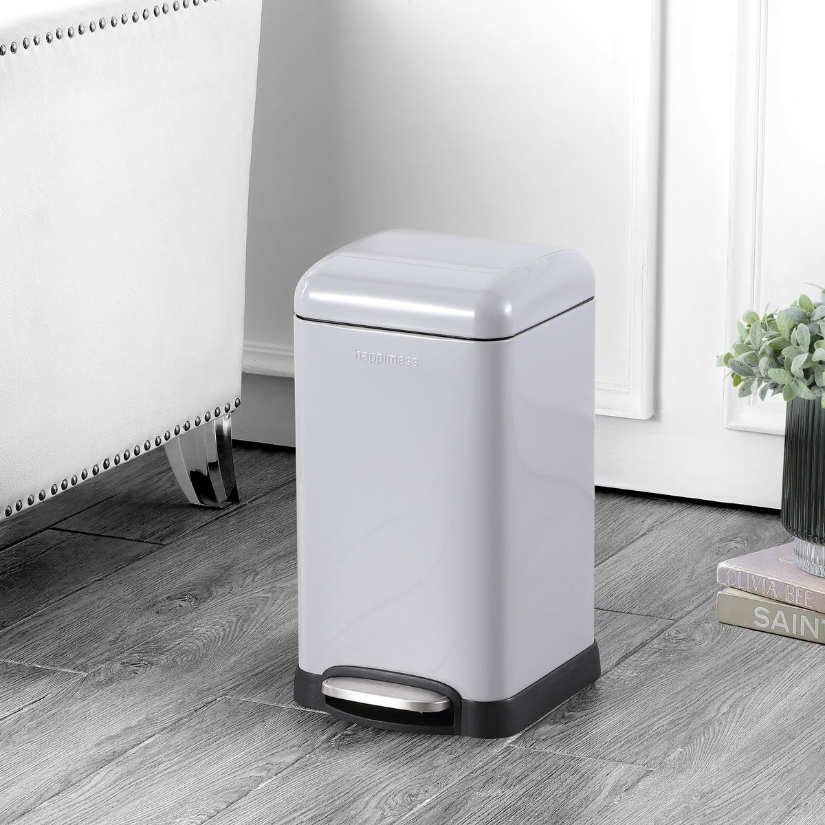 Lopus Retro Mini 3.2-Gallon Step-Open Trash Can