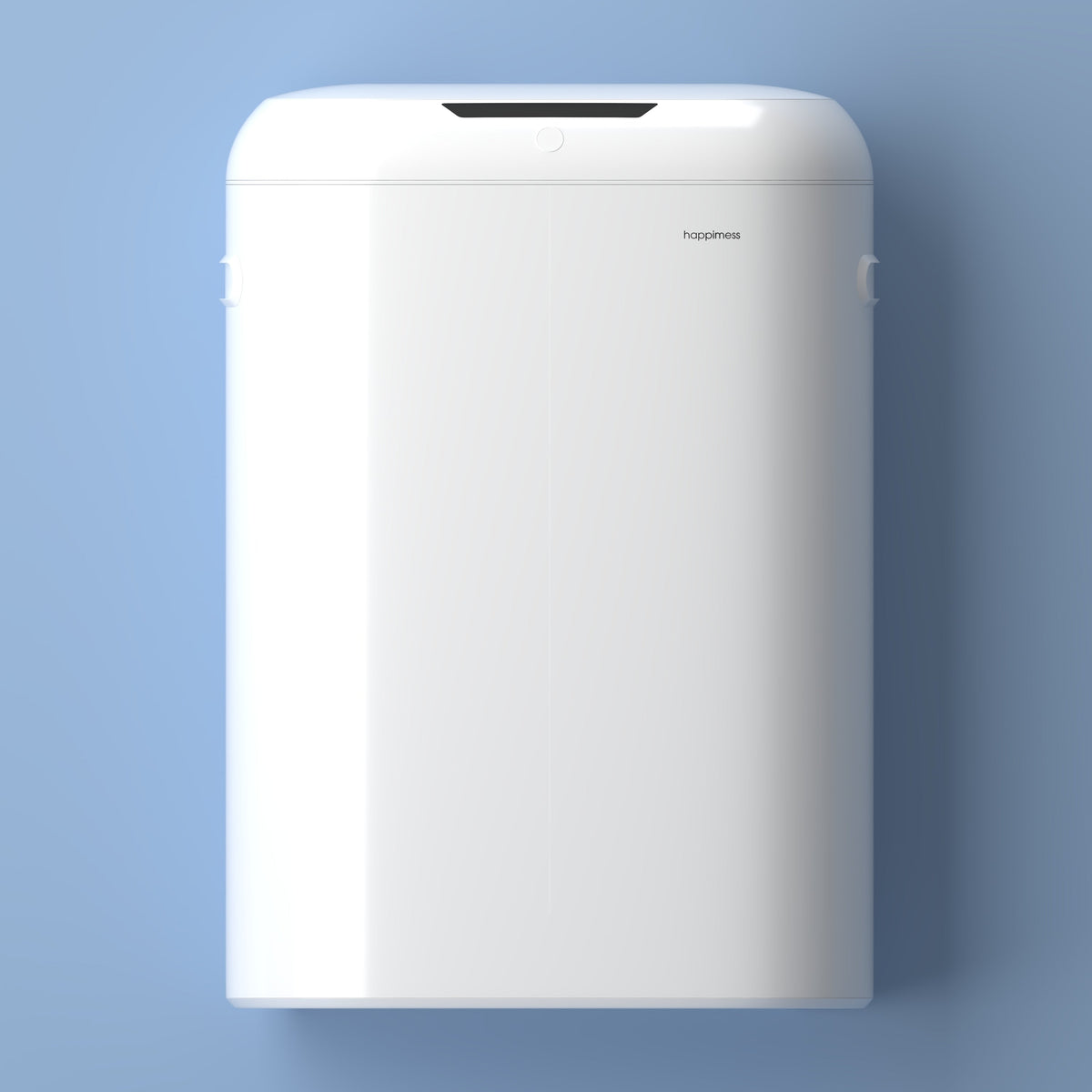 Robo Kitchen 13.2-Gallon Slim Oval Motion Sensor Touchless Trash Can with Touch Mode