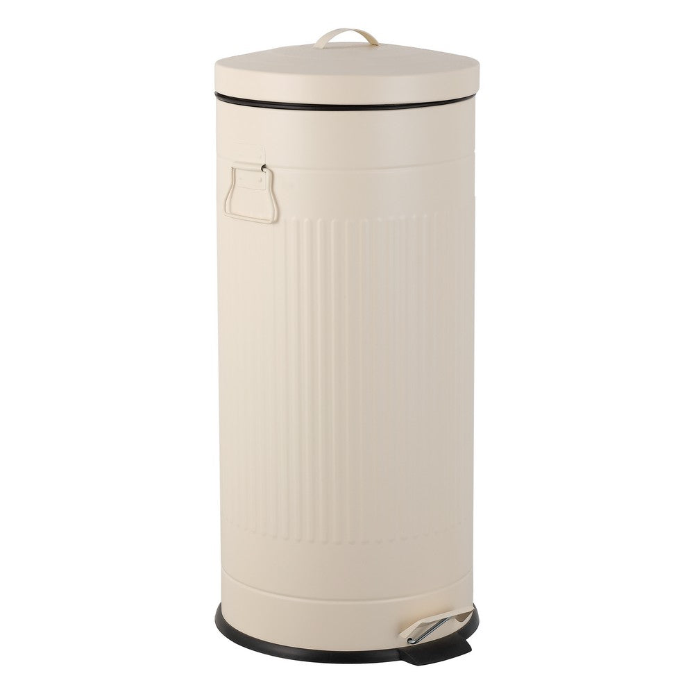 Theo Retro 8-Gallon Step Trash Can with Soft-Close Lid and FREE Mini Trash Can