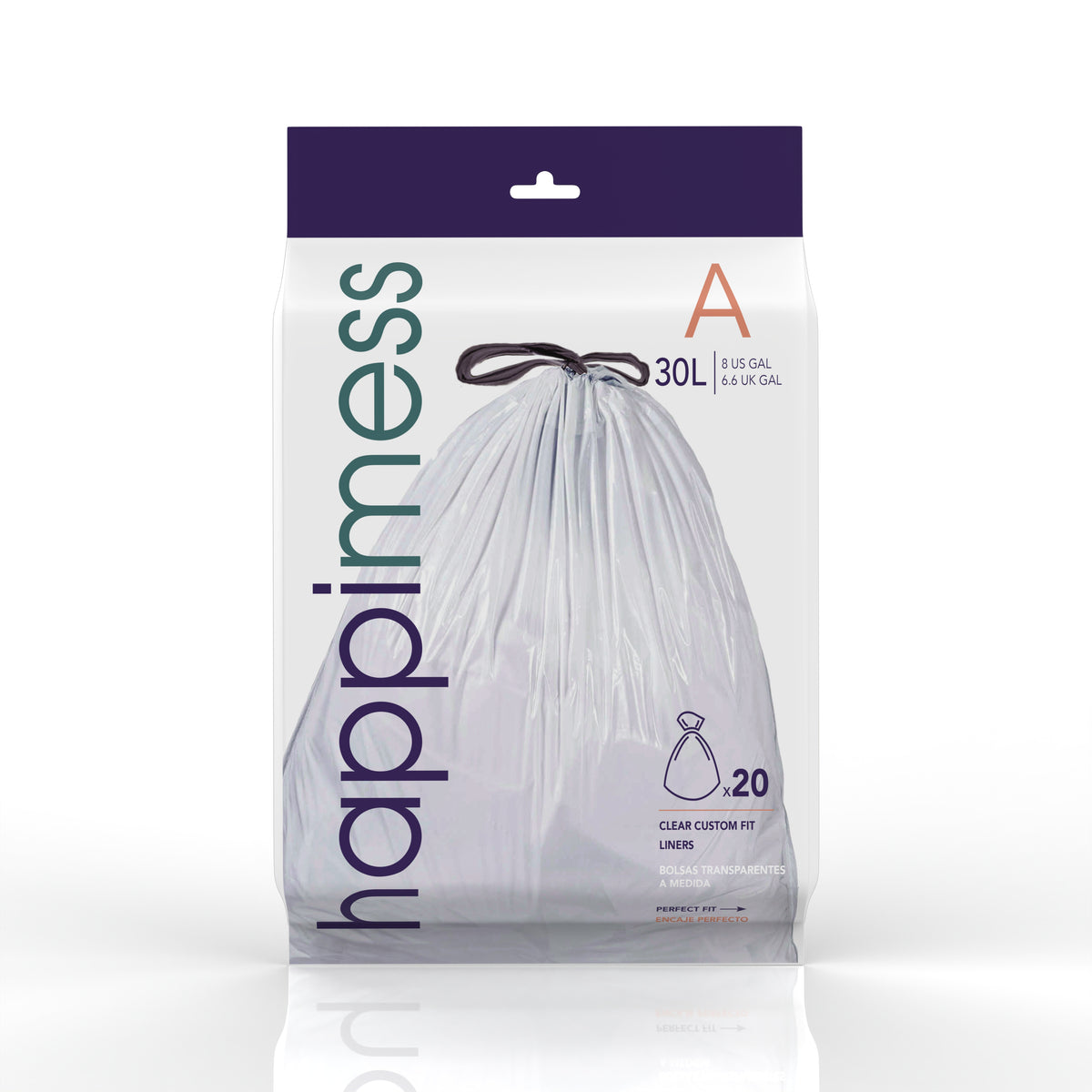 Drawstring Unscented Trash Can Liner