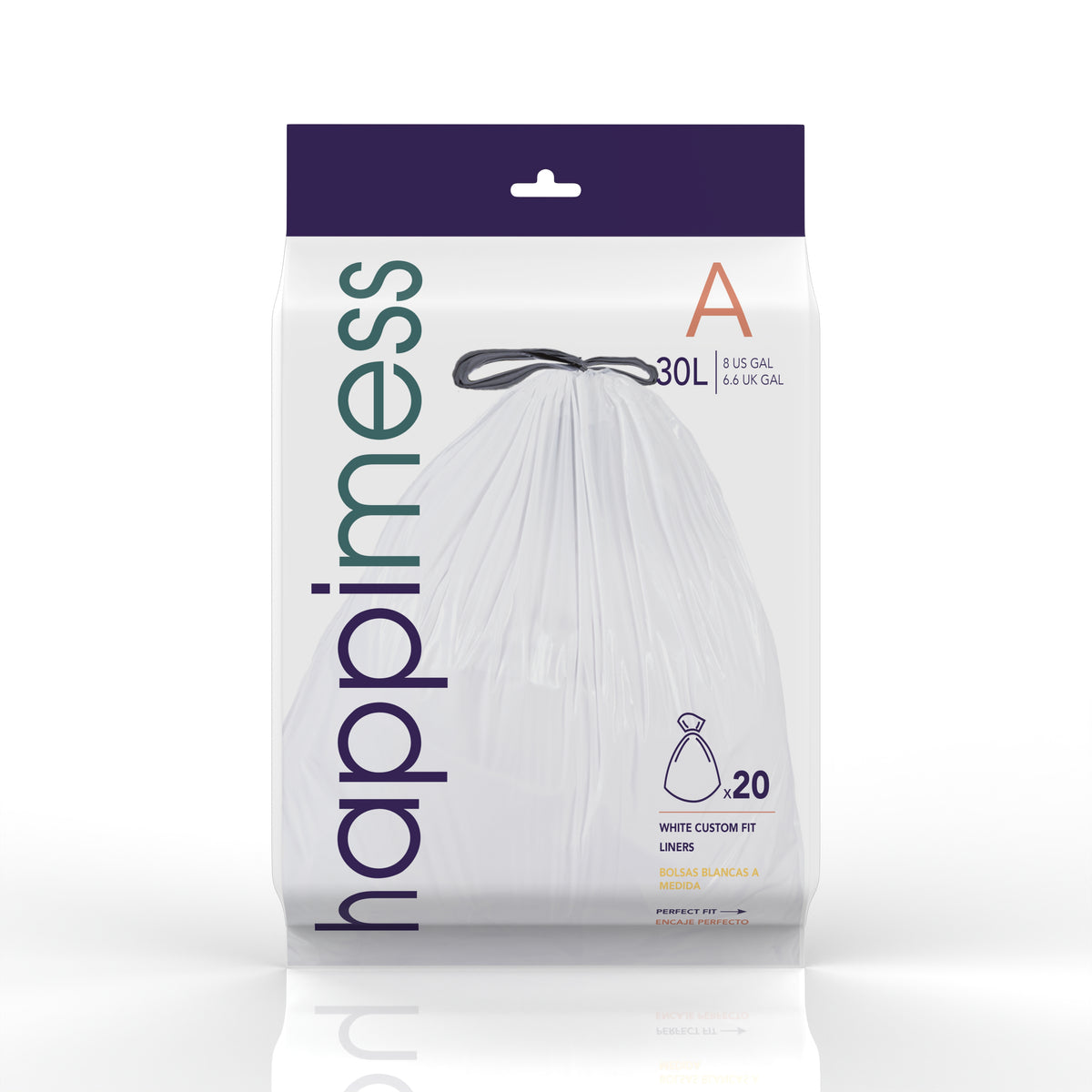 Drawstring Unscented Trash Can Liner