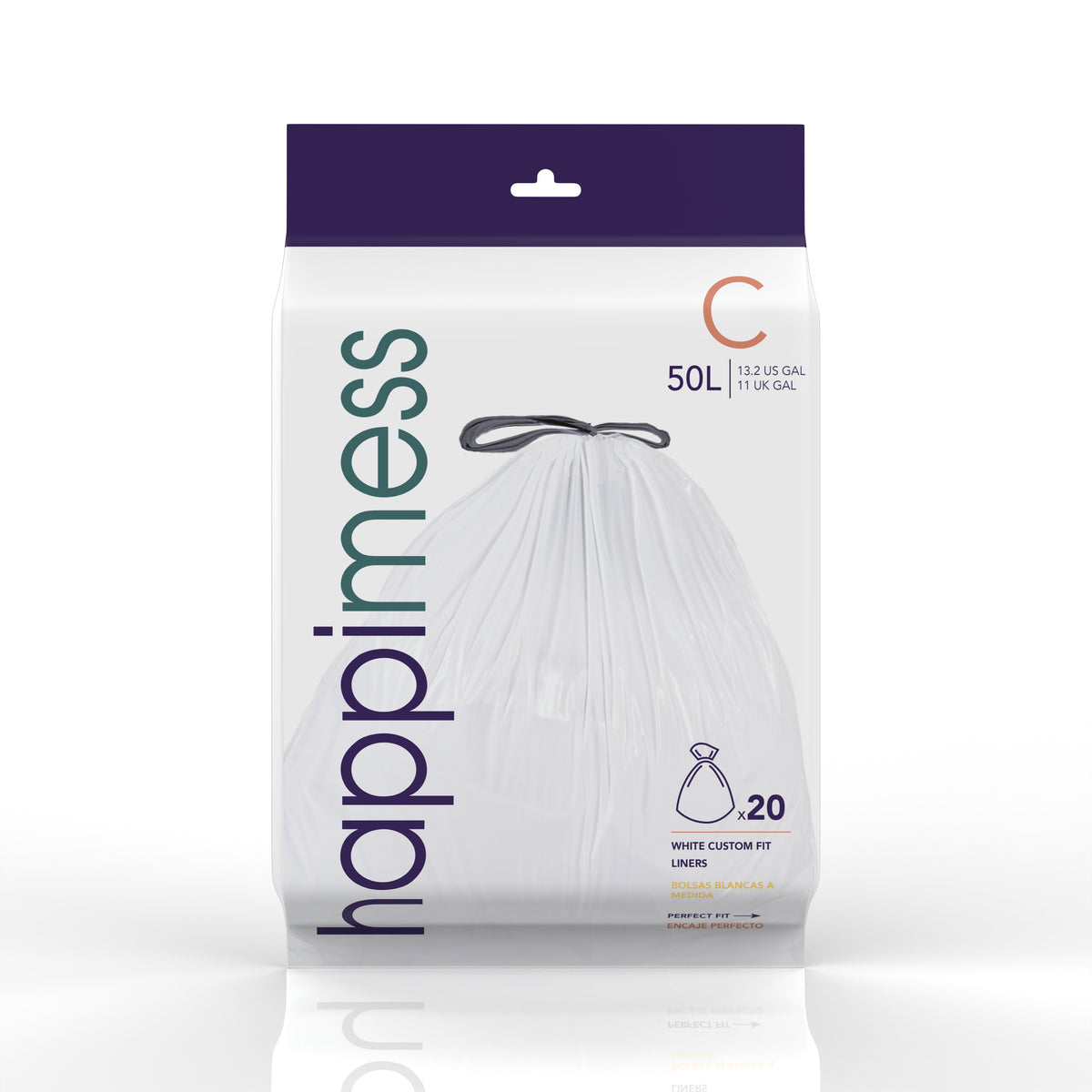 Drawstring Unscented Trash Can Liner