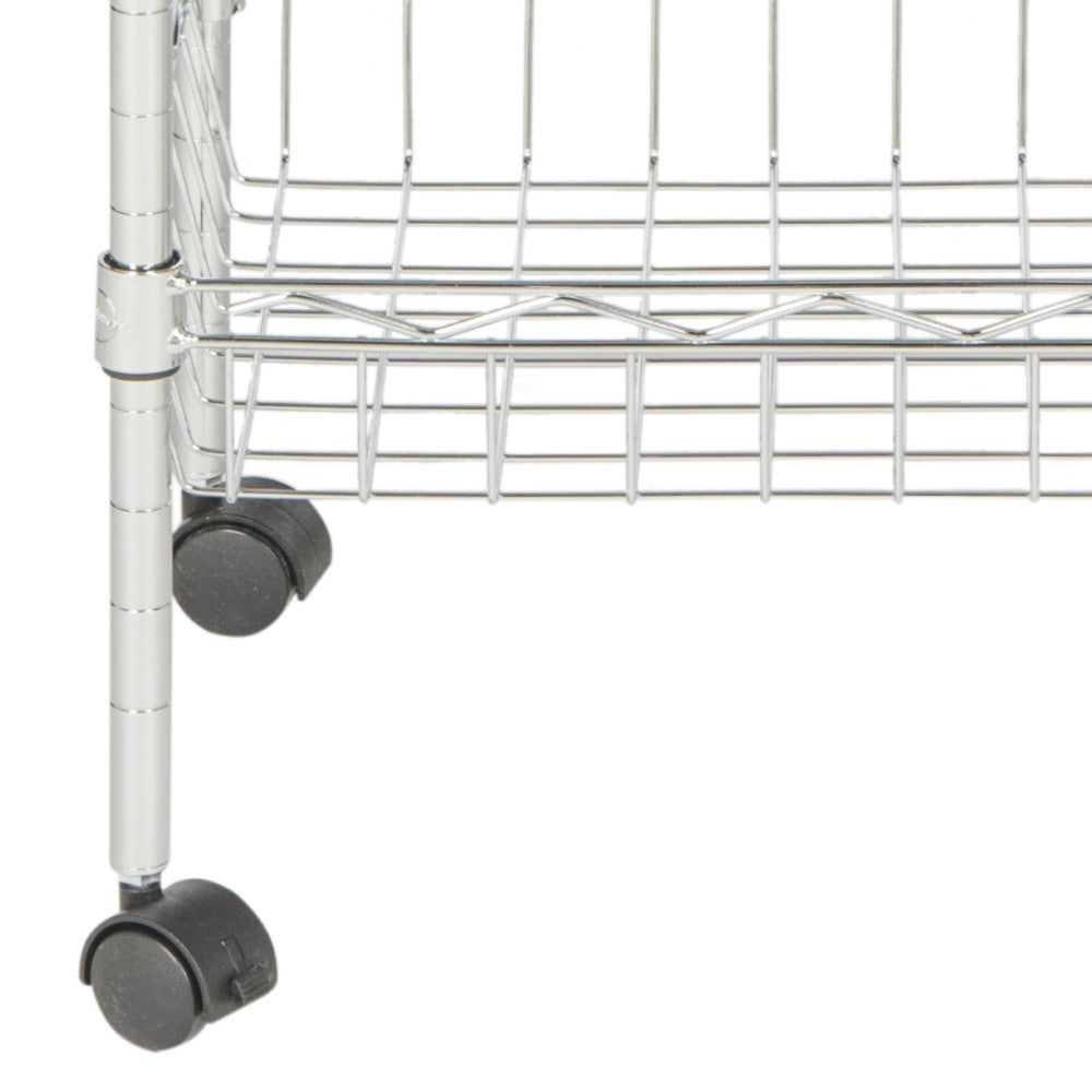 Meadow 4-Shelf 47" Basket Rack with Casters