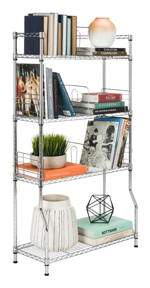 Silvershine 53" 4-Tier Book Storage Shelf