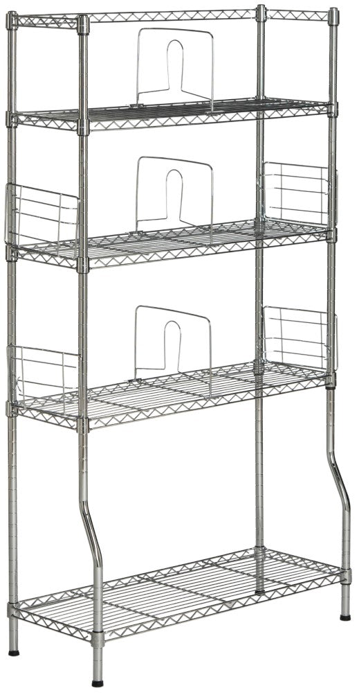Silvershine 53" 4-Tier Book Storage Shelf