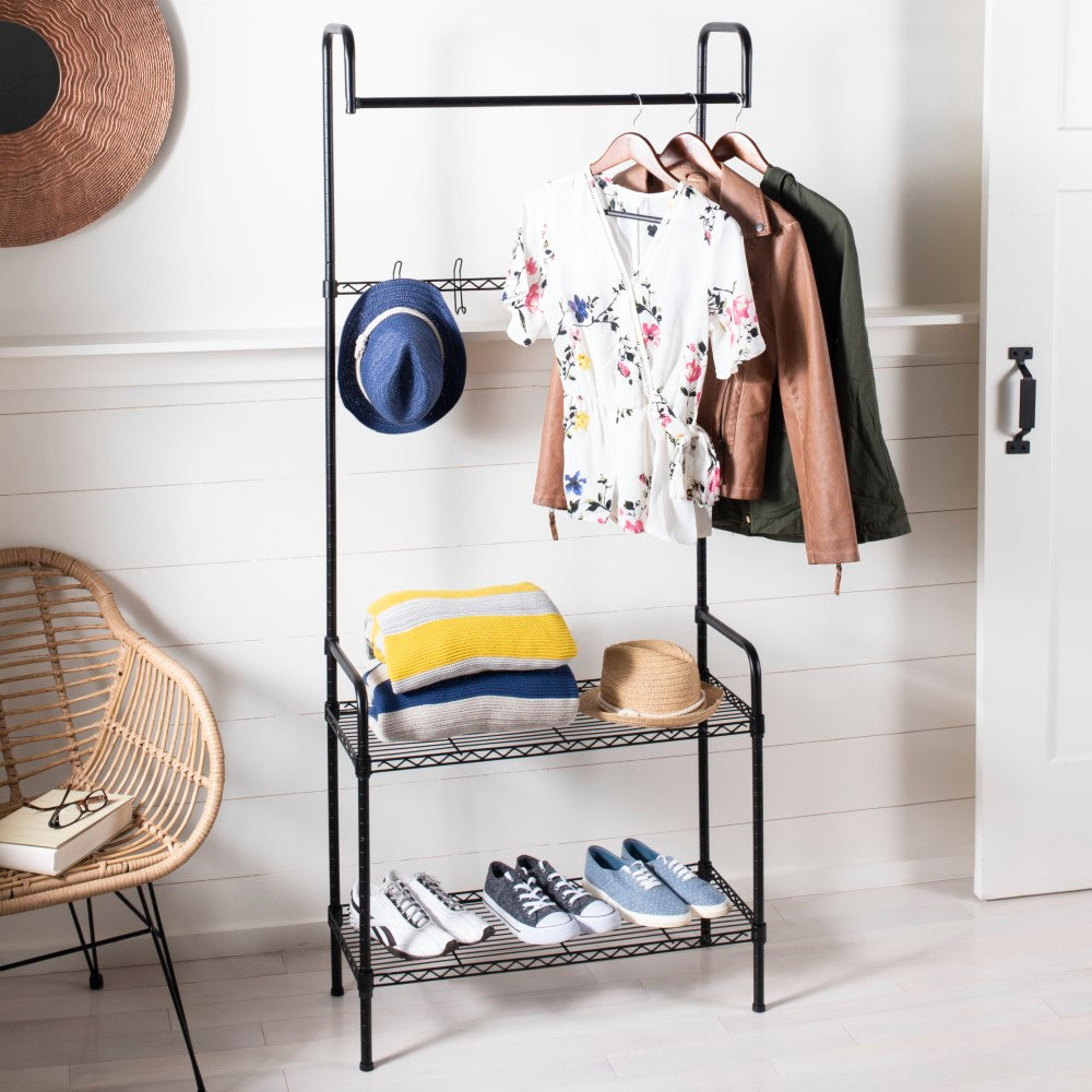 Ridge 70" Garment Rack and Shoe Storage