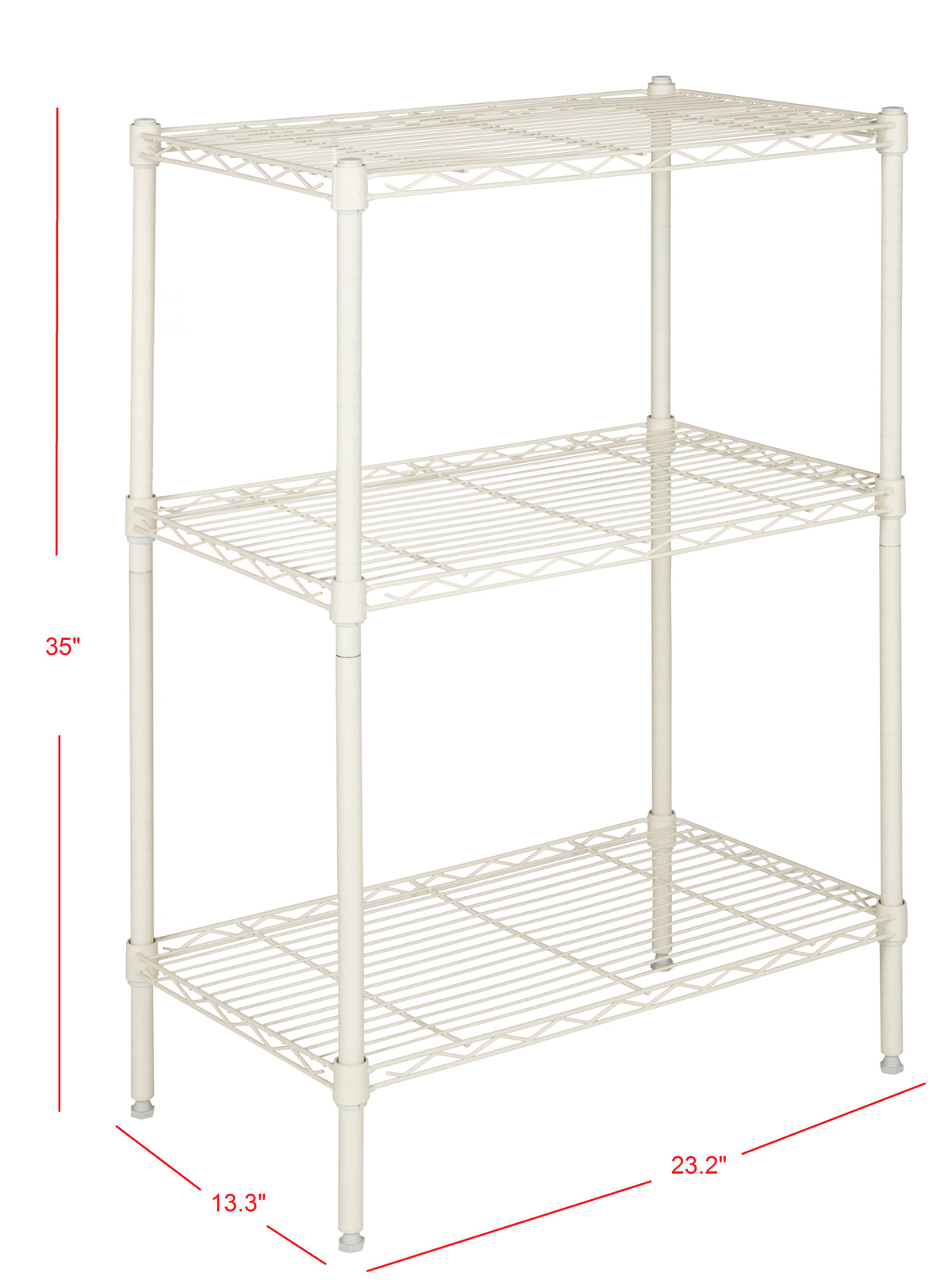 Oasis 35" 3-Shelf Wire Rack