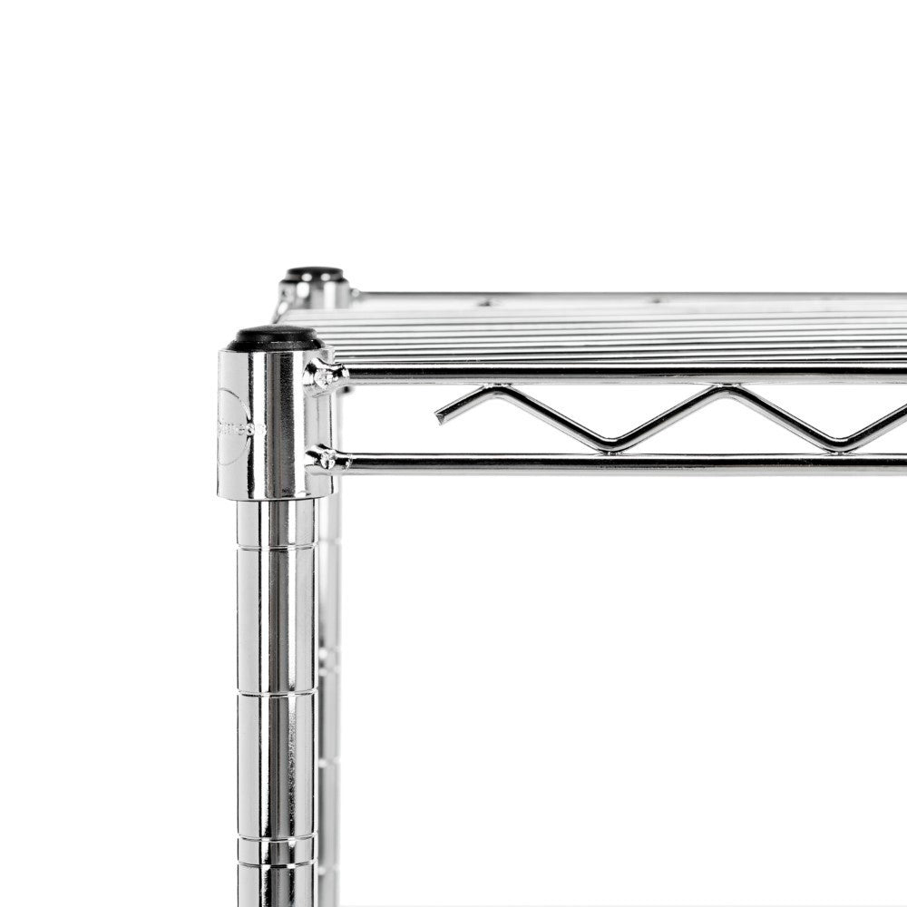 Peak 76" 6-Shelf Rolling Wire Rack