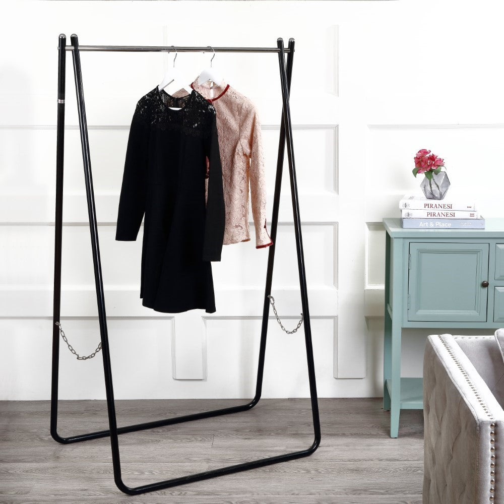 Jorah Folding 63.7" Metal Garment Rack
