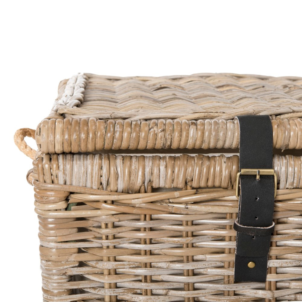 Caden 46'' Wicker Storage Trunk