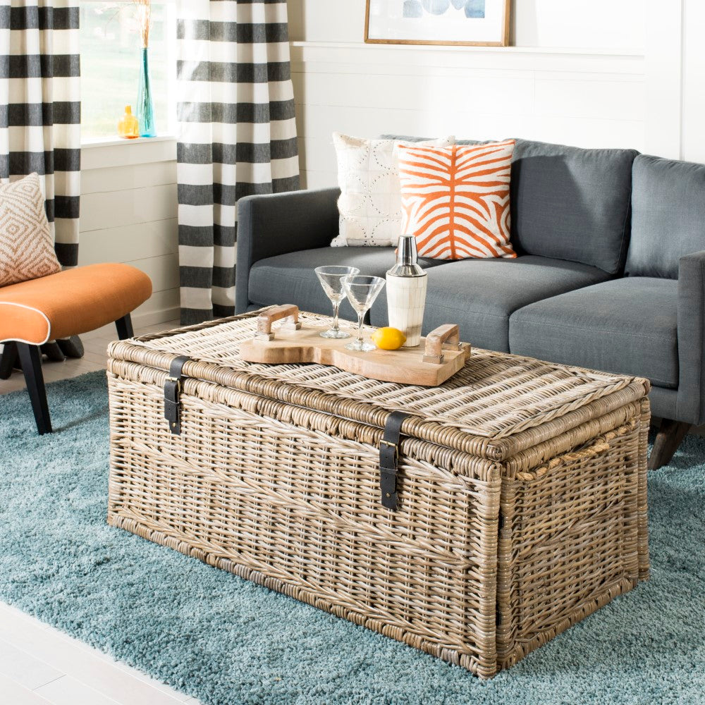 Caden 46'' Wicker Storage Trunk
