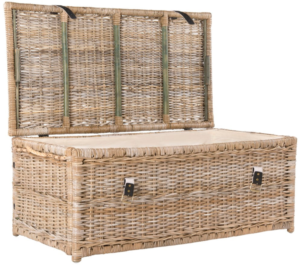 Caden 46'' Wicker Storage Trunk