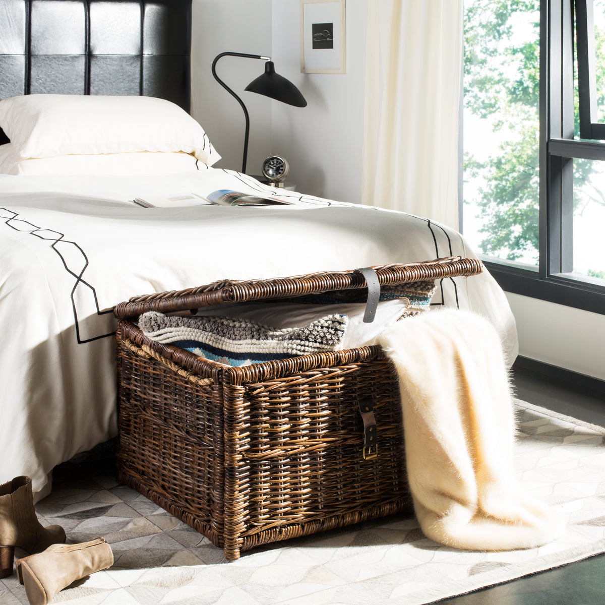 Caden 30'' Wicker Storage Trunk