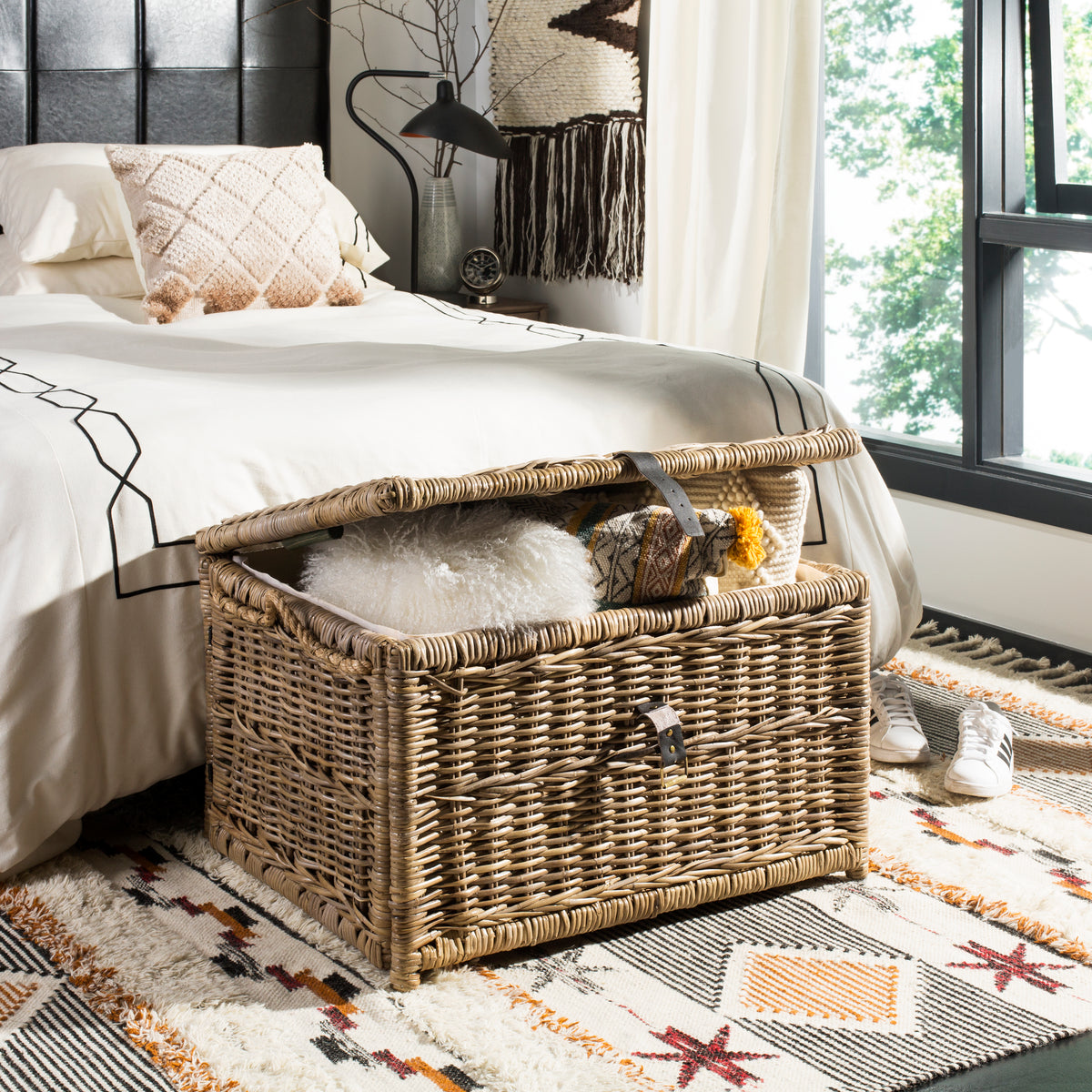 Caden 30'' Wicker Storage Trunk