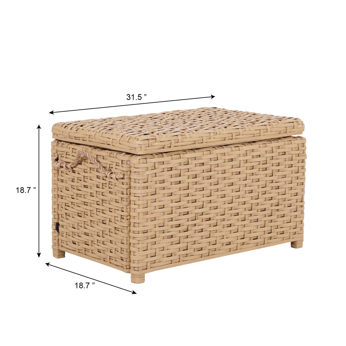Jacob 30" Wicker Storage Trunk
