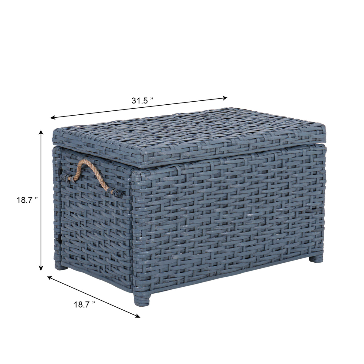 Jacob 30" Wicker Storage Trunk