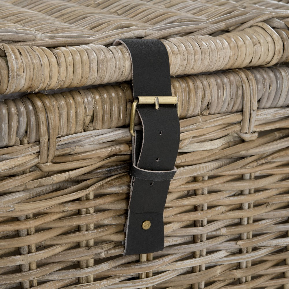 Michael 35" Wicker Storage Trunk