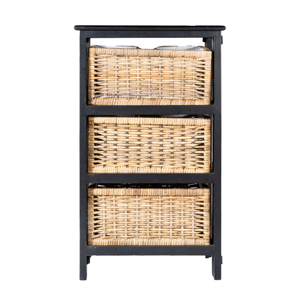 Eldridge 16.75" 3-Baskets Storage Chest
