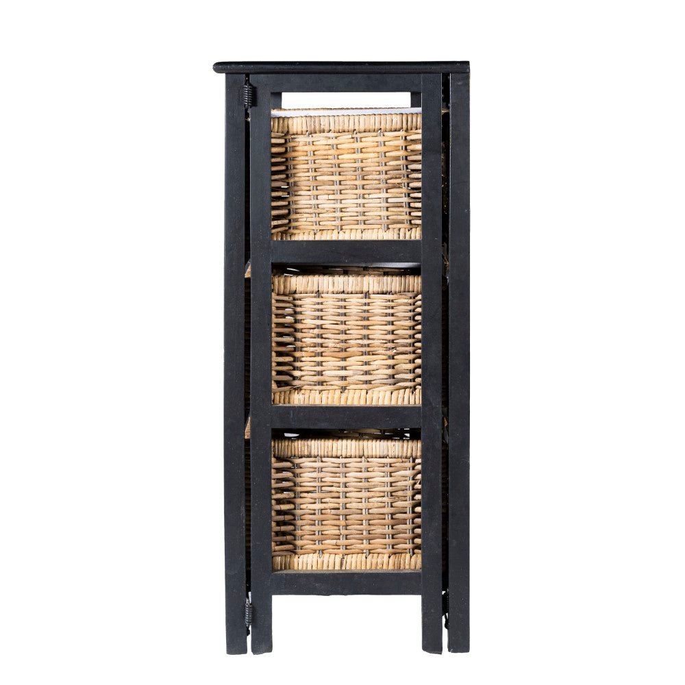 Eldridge 16.75" 3-Baskets Storage Chest