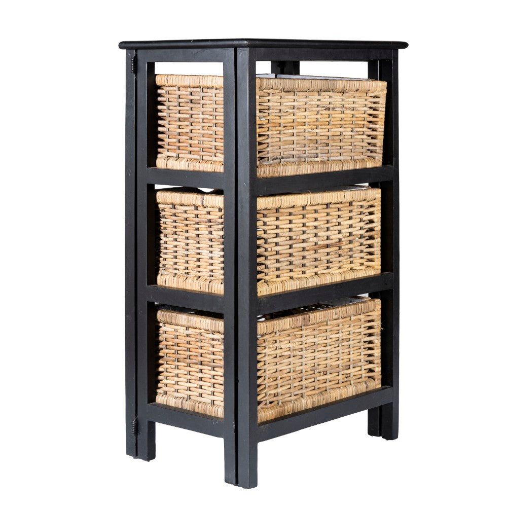 Eldridge 16.75" 3-Baskets Storage Chest