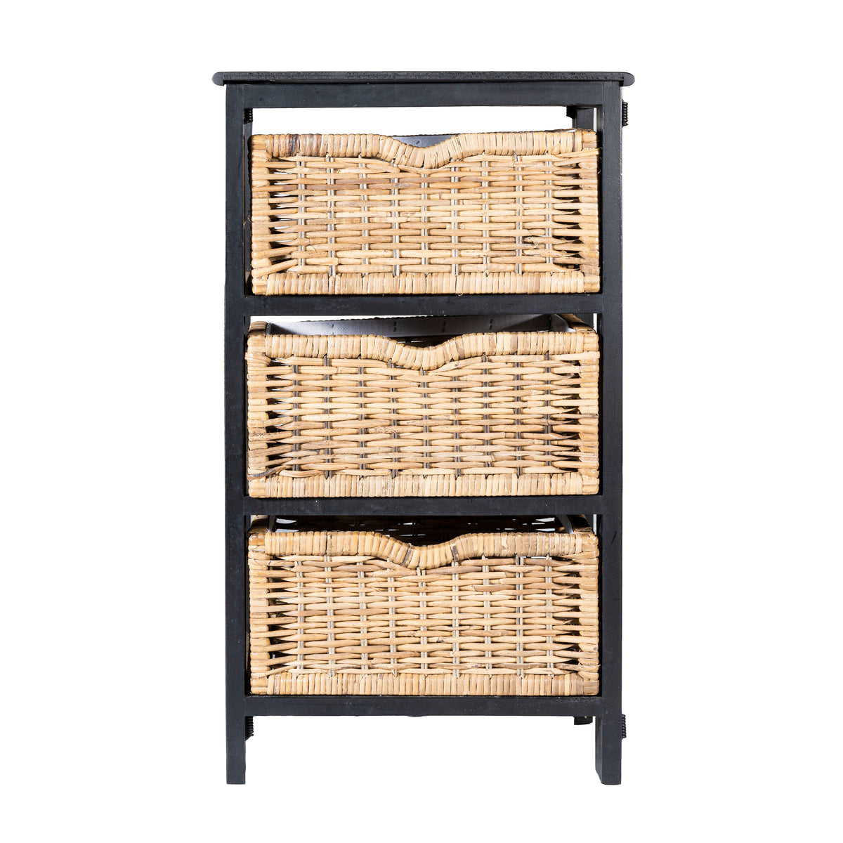 Eldridge 16.75" 3-Baskets Storage Chest