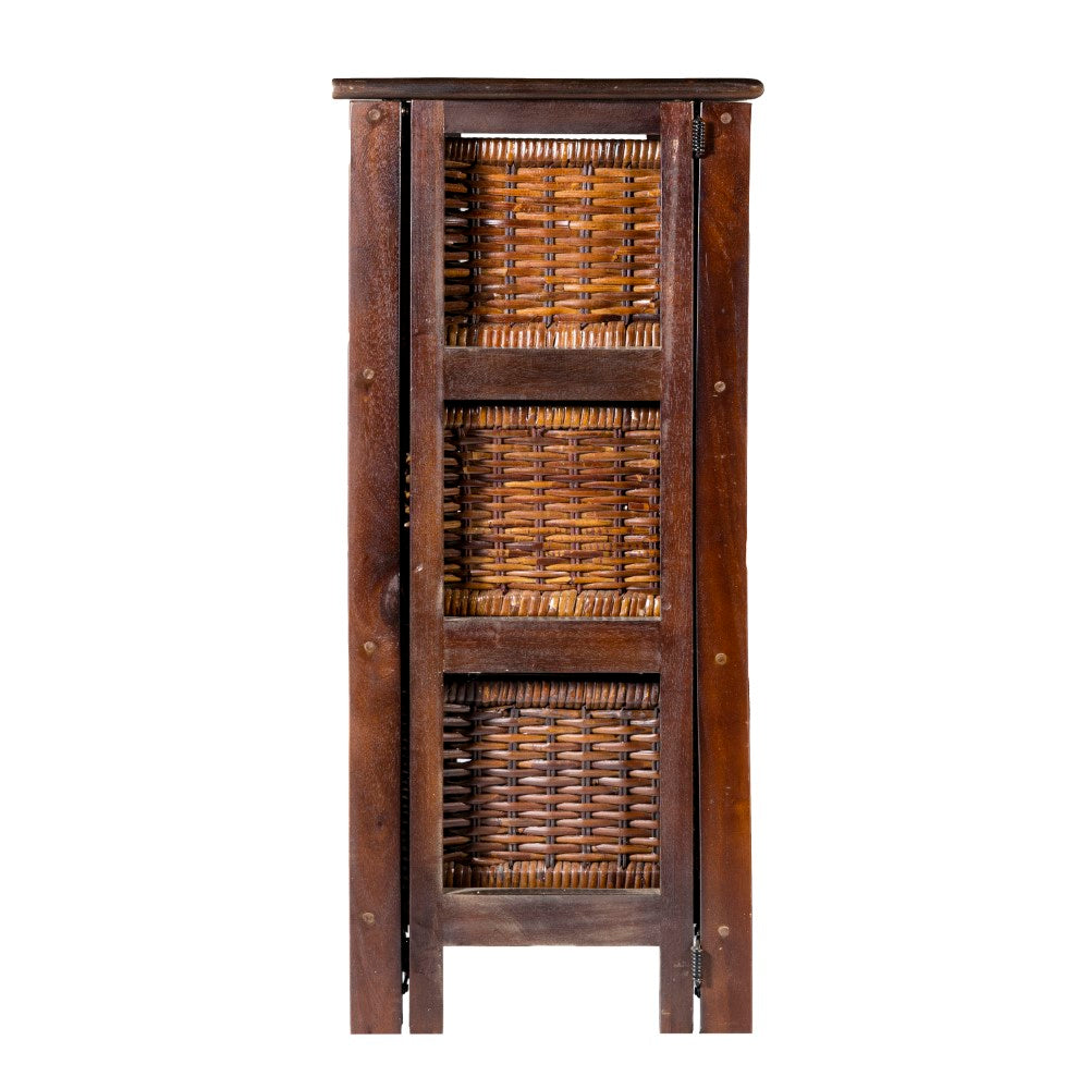 Eldridge 16.75" 3-Baskets Storage Chest