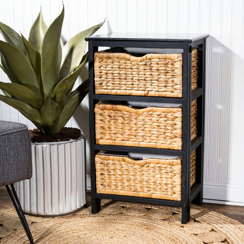 Eldridge 16.75" 3-Baskets Storage Chest