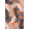 Orange/Navy/Ivory