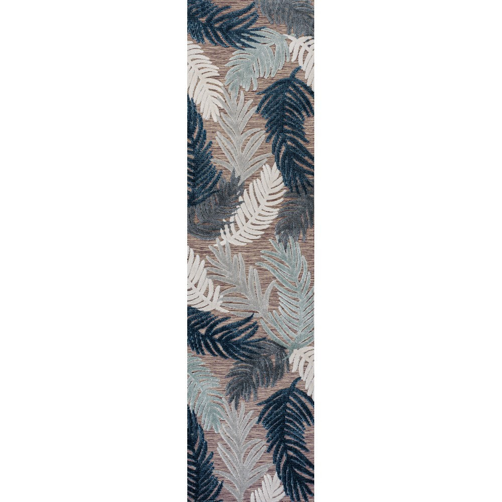 Tropical High-Low Tropical Palm Indoor/Outdoor Area Rug