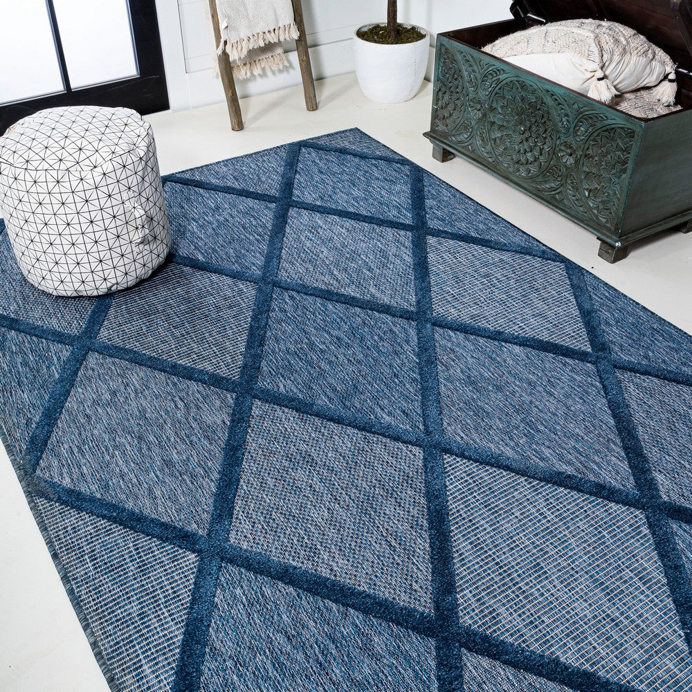 Oswald diamond Trellis Indoor/outdoor Area Rug