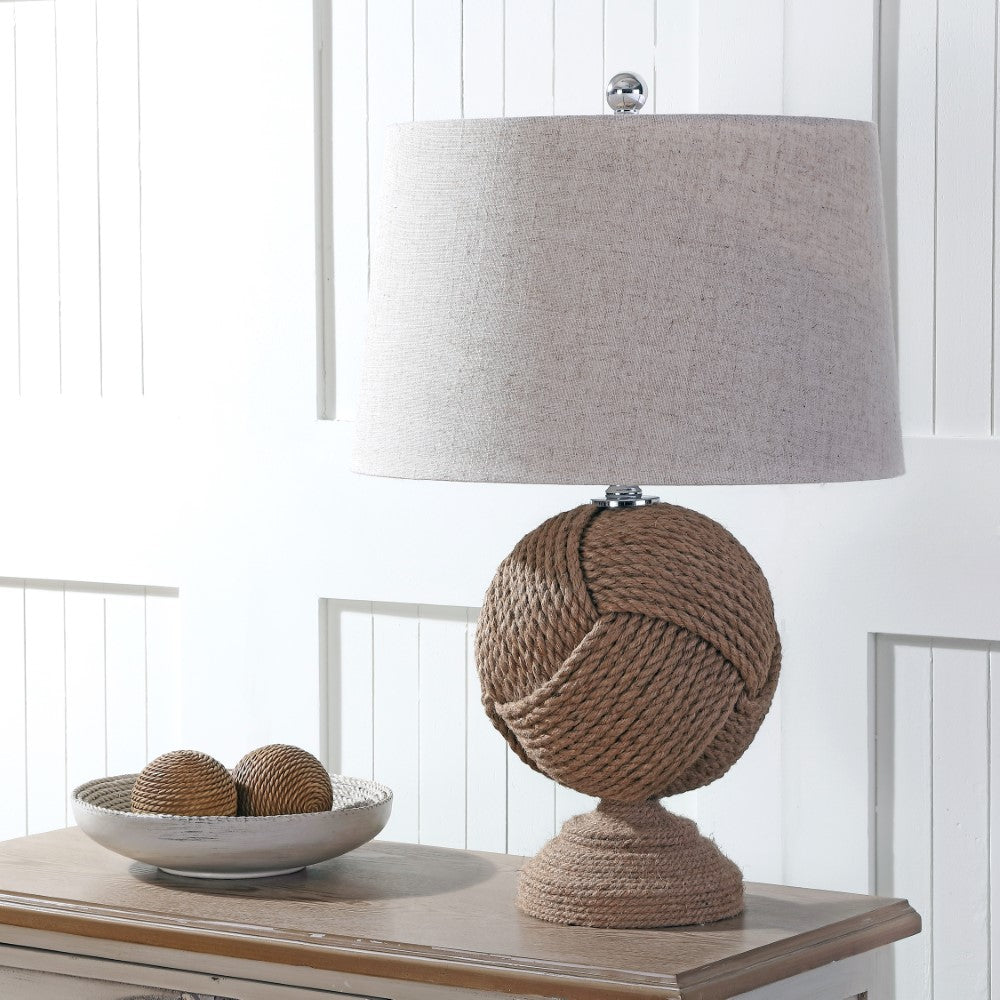 Julieta 24" Knotted Rope LED Table Lamp