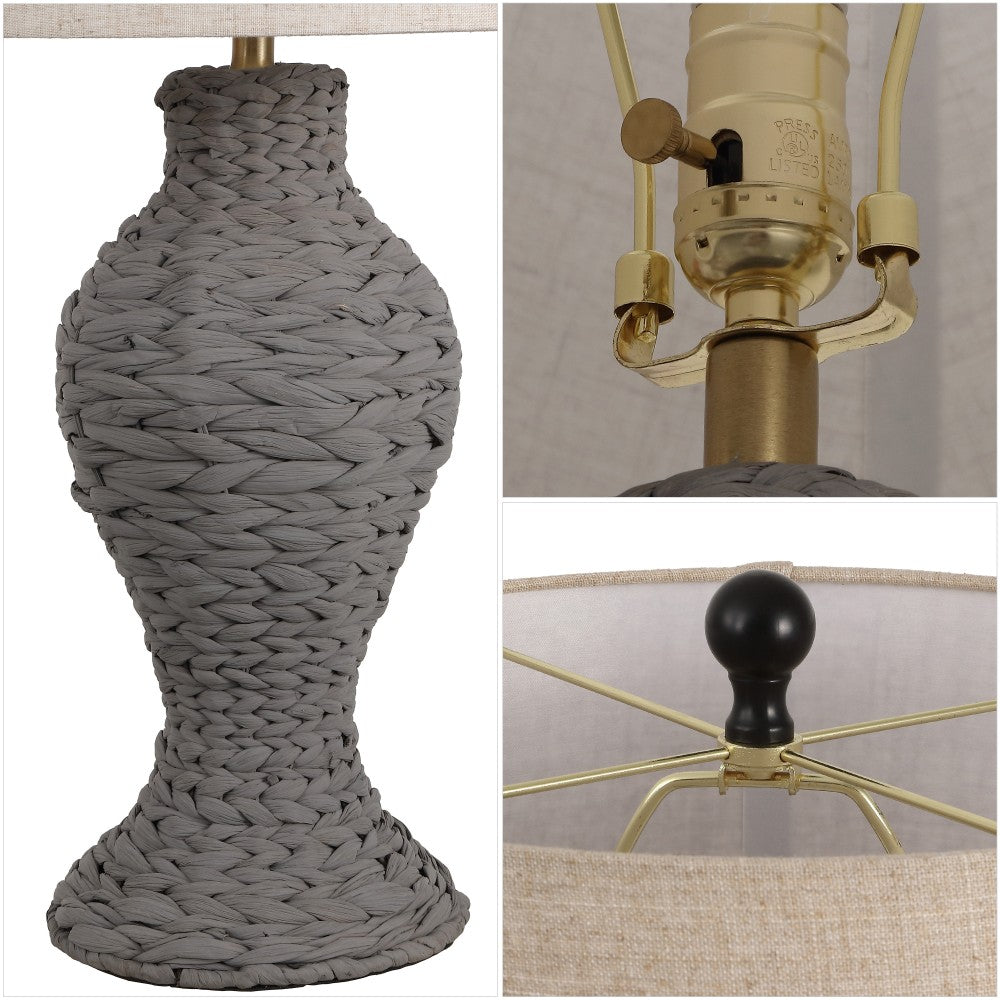 Kyla 31" Seagrass Weave LED Table Lamp