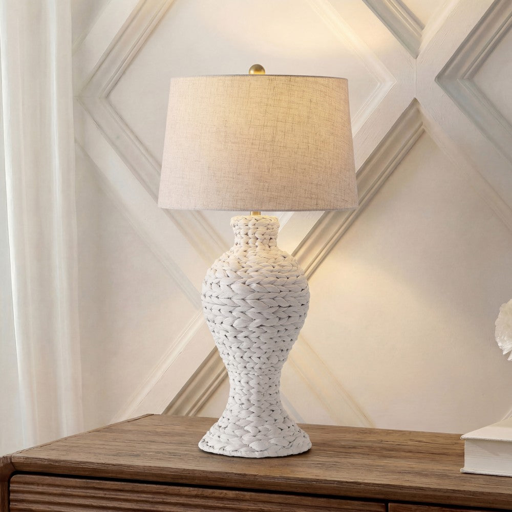 Kyla 31" Seagrass Weave LED Table Lamp