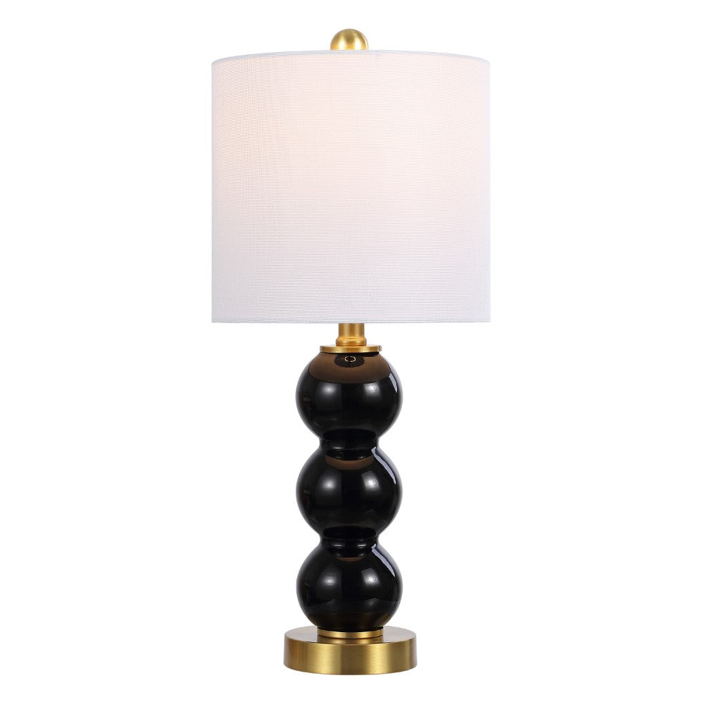 Bowery 21" Glass/Metal LED Table Lamp