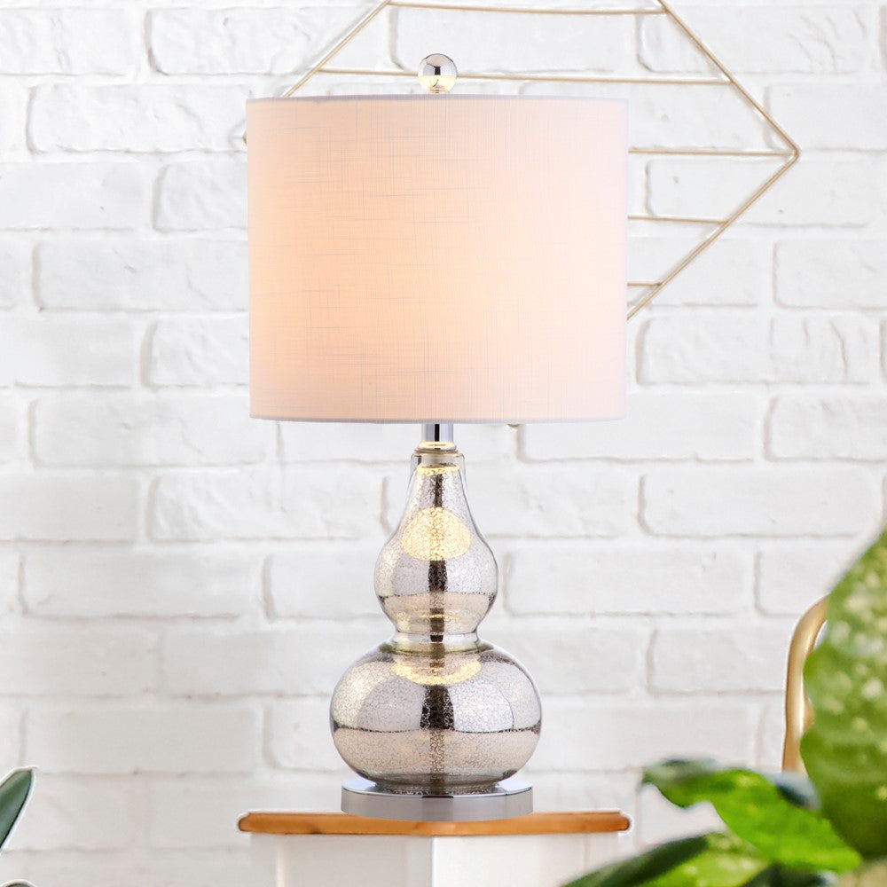 Aliza 20.5" Mini Glass LED Table Lamp