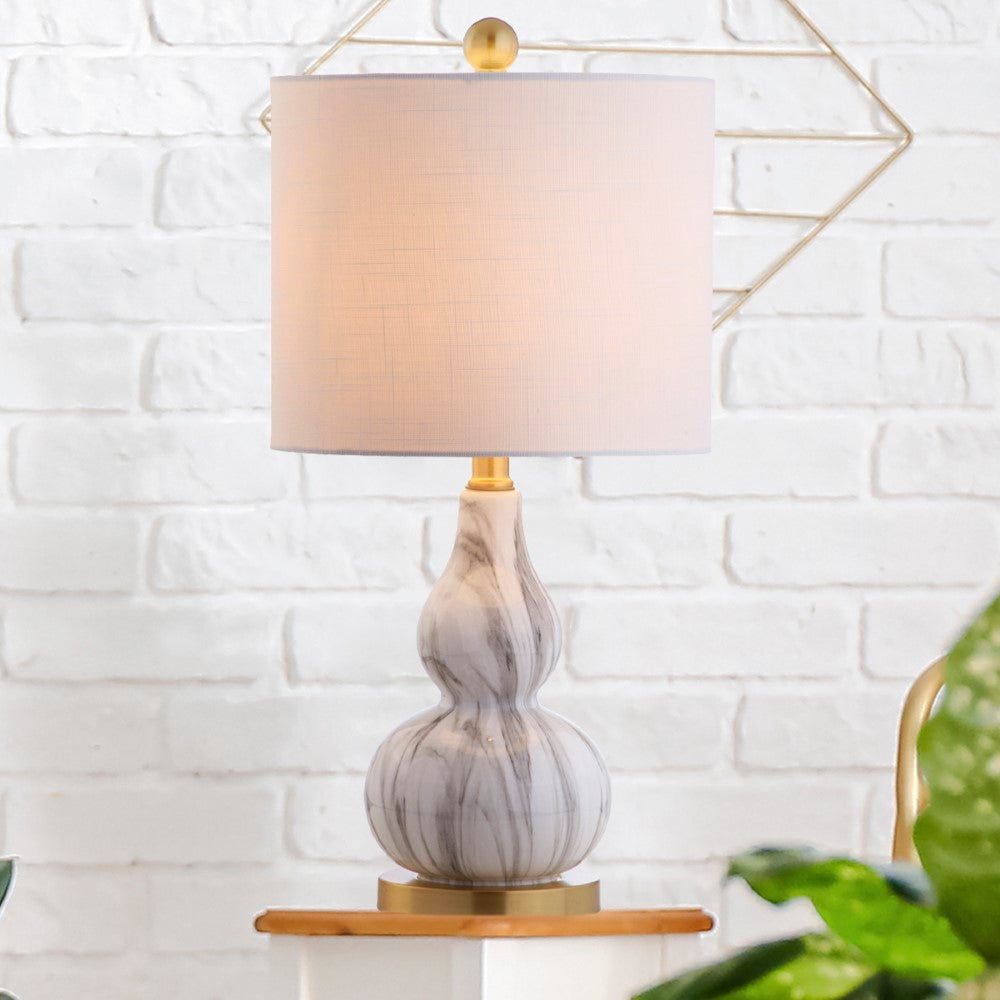 Aliza 20.5" Mini Glass LED Table Lamp
