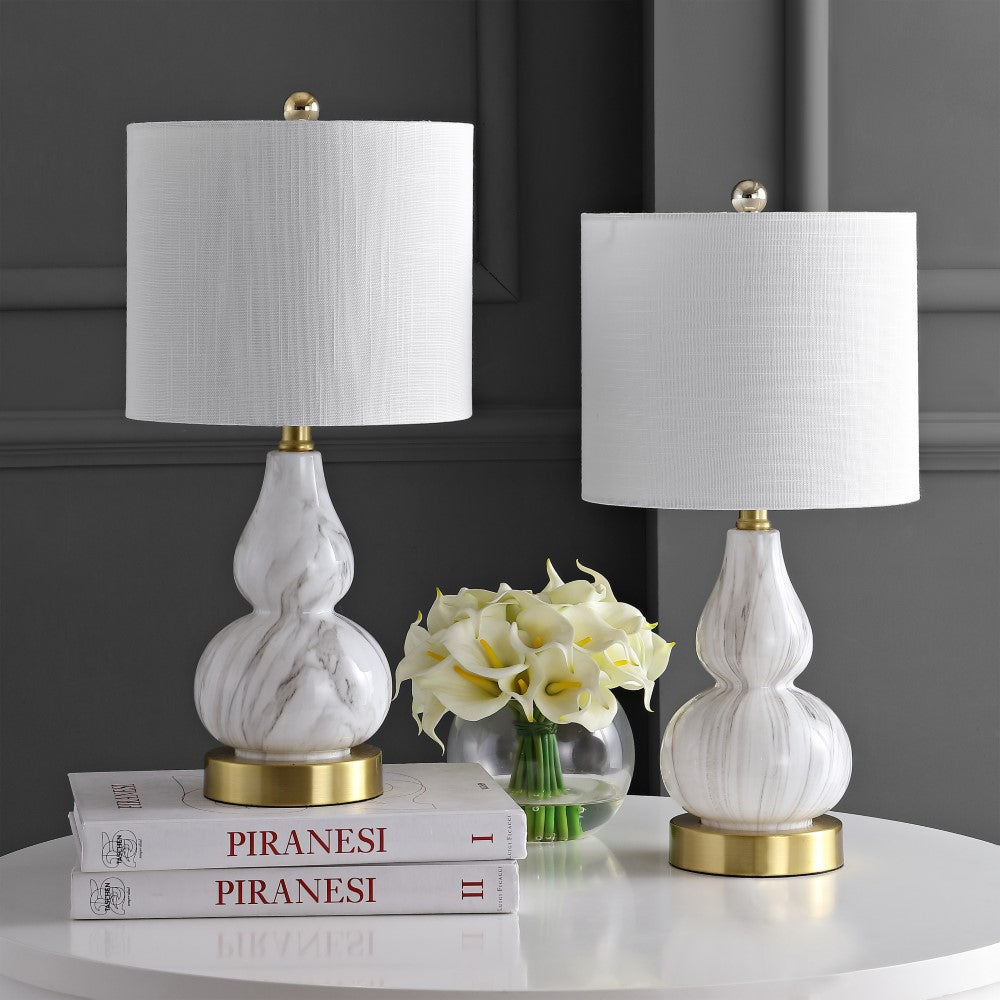Aliza 20.5" Mini Glass LED Table Lamp