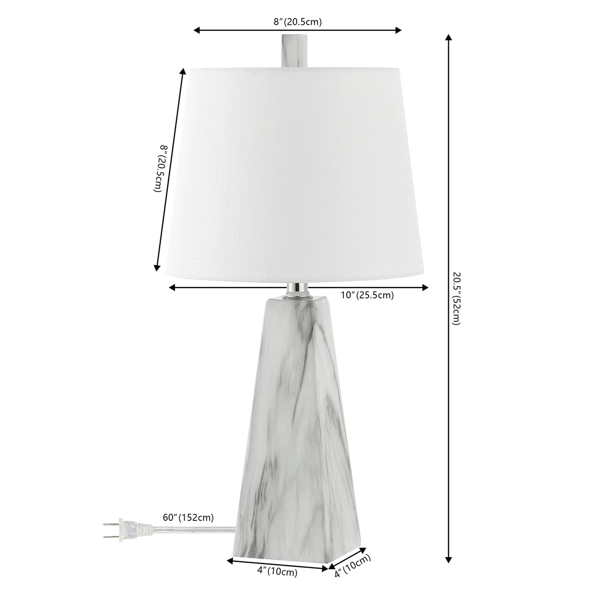 Pigalle 20.5" Resin LED Table Lamp
