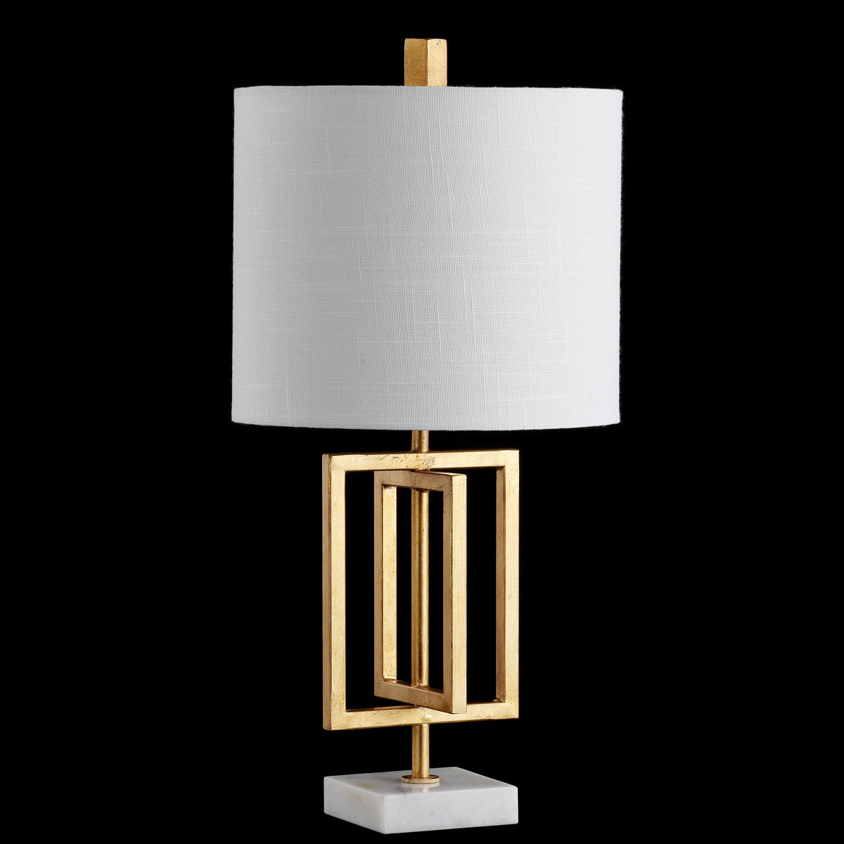 Budgie 20.25" Metal/Marble LED Table Lamp