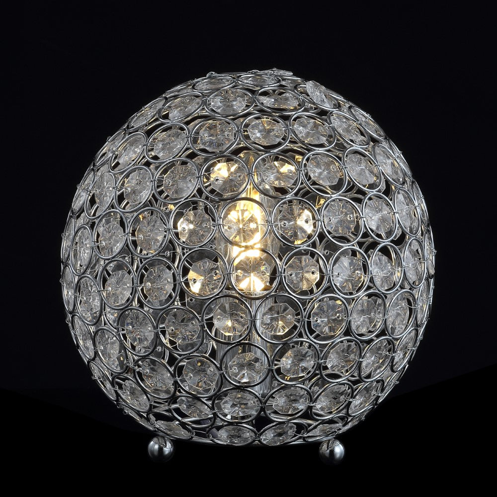 Budgerigar 8.25" Acrylic/Metal LED Table Lamp